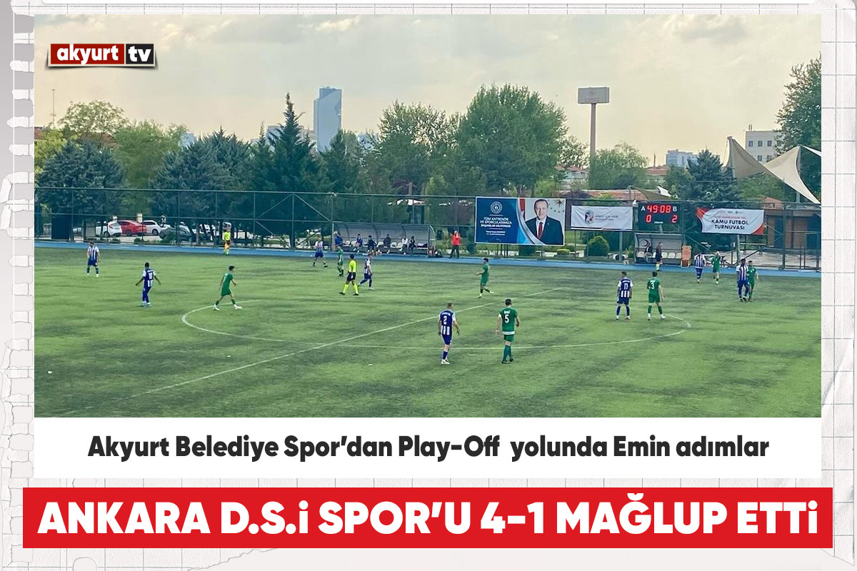 Akyurt Belediye Spor’dan Play-Off  yolunda Emin adımlar