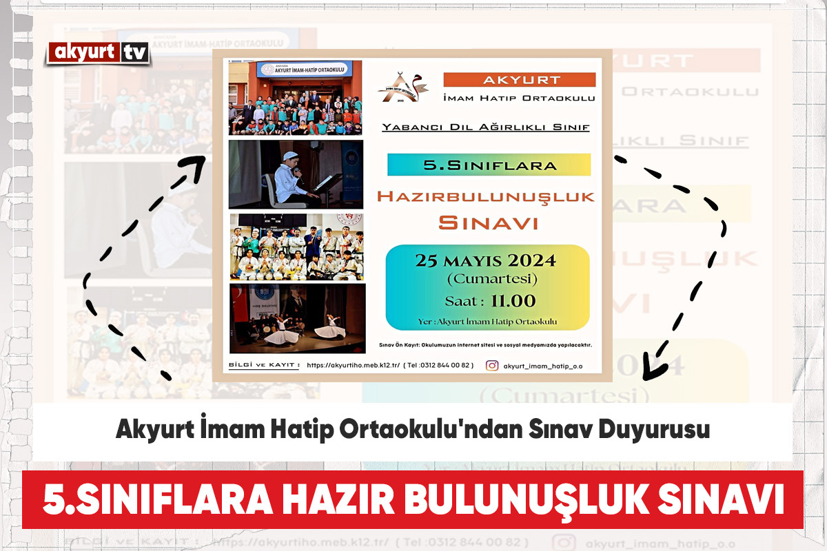 Akyurt İmam Hatip Ortaokulu'ndan Sınav Duyurusu